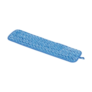 Microfiber Cleaning System Pads Wet Room Pad, Blue, 18'' 1/CS/12