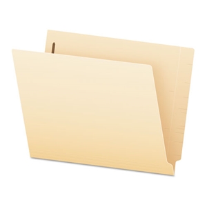 Pendaflex SmartShield End Tab Fastener Folders, 2 Fasteners, Letter Size, Manila Exterior, 50/Box
