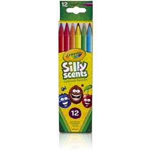  Crayola Silly Scents Twistables Colored Pencils, 12