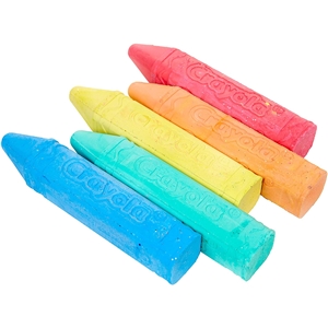 Glitter Sidewalk Chalk 3-Pack 5 Count Summer Toys Crayola Outdoor Chalk 