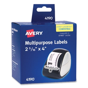 Avery Multipurpose Thermal Labels, 4 x 2.94, 300/Roll, 1 Roll/Box