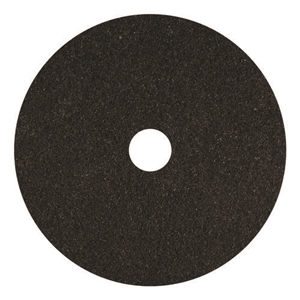 Stripping Pads, 12" Diameter, Black, 5/Carton