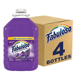 Fabuloso Multi-Use Cleaner, Lavender Scent, 1 Gal Bottle, 4/carton