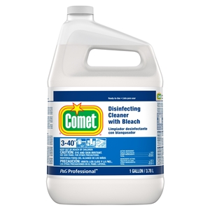 Comet Disinfectant Cleaner with Bleach, 1 Gal, 1/CS/3 3/CS