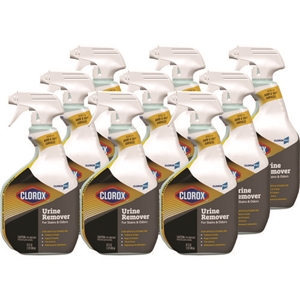 Clorox Urine Remover For Stains And Odors, 32 Oz Spray Bottle, 9/carton
