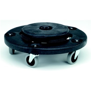 Dolly For Brute Container, 44 Gal, Black, 1/EA/1