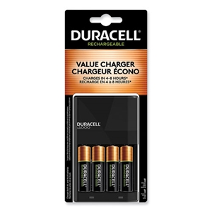 Duracell Ion Speed 1000 Advanced Charger, For Aa And Aaa, Includes 4 Aa Nimh Batteries
