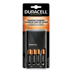 Duracell Ion Speed 4000 Hi-Performance Charger, Includes 2 Aa And 2 Aaa Nimh Batteries