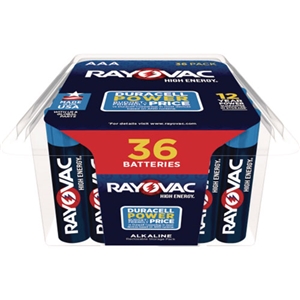Alkaline Aaa Batteries, 36/pack
