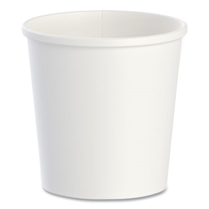 16oz SOLO Flexstyle Double Poly Paper Containers, White, Paper, 25/Pack, 20 Packs/Carton