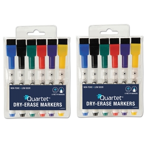 Fantasie inschakelen Leegte 12 pcs Low-Odor Re-writable Dry Erase Mini-Marker Set, Fine Tip, Assorted  Colors - Pack of 2 at Best Price