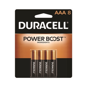 Duracell Power Boost CopperTop Alkaline AAA Batteries, 8/Pack, 40 Packs/Carton