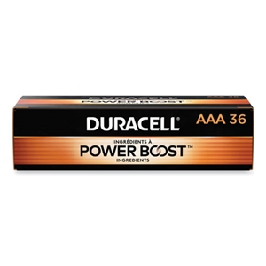 Duracell Power Boost CopperTop Alkaline AAA Batteries, 36/Pack