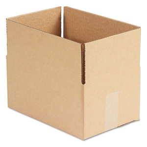 Universal Fixed-Depth Corrugated Shipping Boxes, Regular Slotted Container (RSC), 8" x 12" x 6", Brown Kraft, 25/Bundle