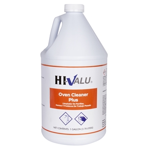 Hi-Valu Oven Cleaner, Yellow, 1 Gal, 4/cs