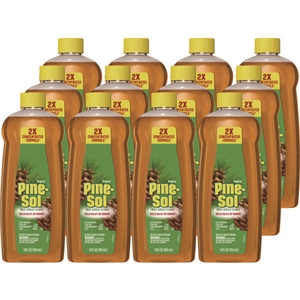 Pine-Sol Multi-Surface Cleaner Disinfectant Concentrated, Pine Scent, 14 oz Bottle, 12/Carton