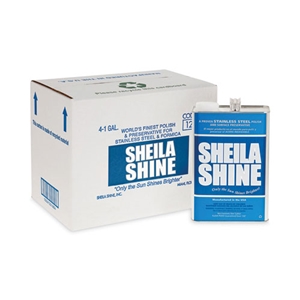 Sheila Stainless Steel Cleaner And Polish, 1 Gal Can, 4/carton
